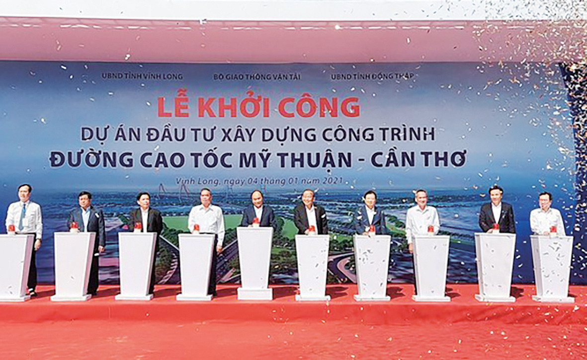 Khởi công tuyến cao tốc Mỹ Thuận - Cần Thơ